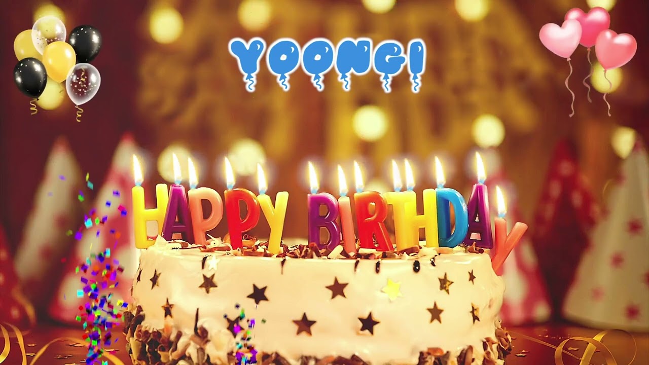YOONGI Happy Birthday Song – Happy Birthday to You