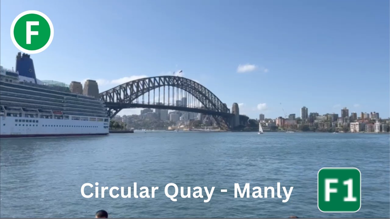 Circular Quay - Manly Ferry Timelapse