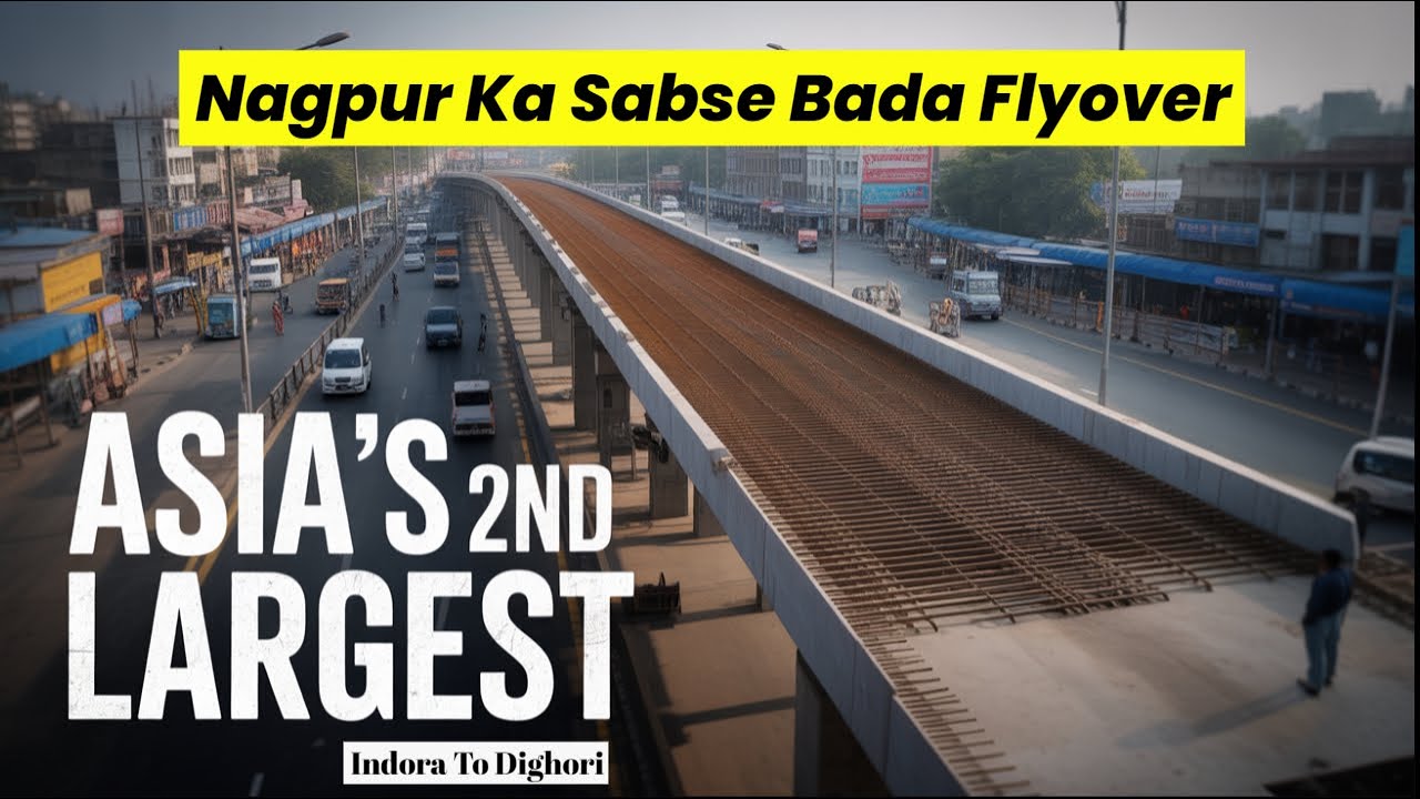 Nagpur वालों की Kismat बदलनेवाला Flyover 😮 इतना बड़ा Project Dekha Hai कभी ?