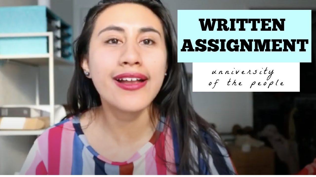 How to Write Written Assignment for Master's of Ed Program at University of the People