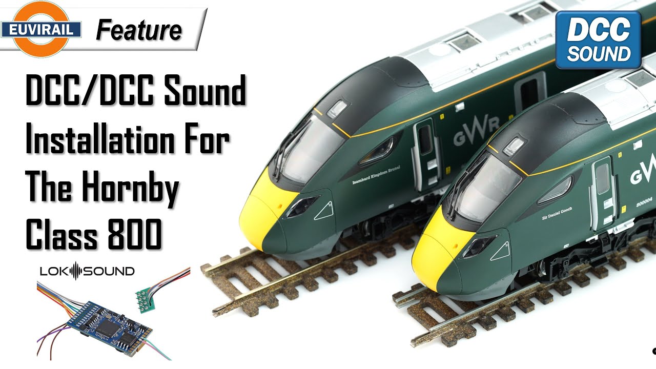 Fitting DDC or DCC Sound to the Hornby Class 800 IEP Series incl. R3514, R3609, R3691, R3579, R3872