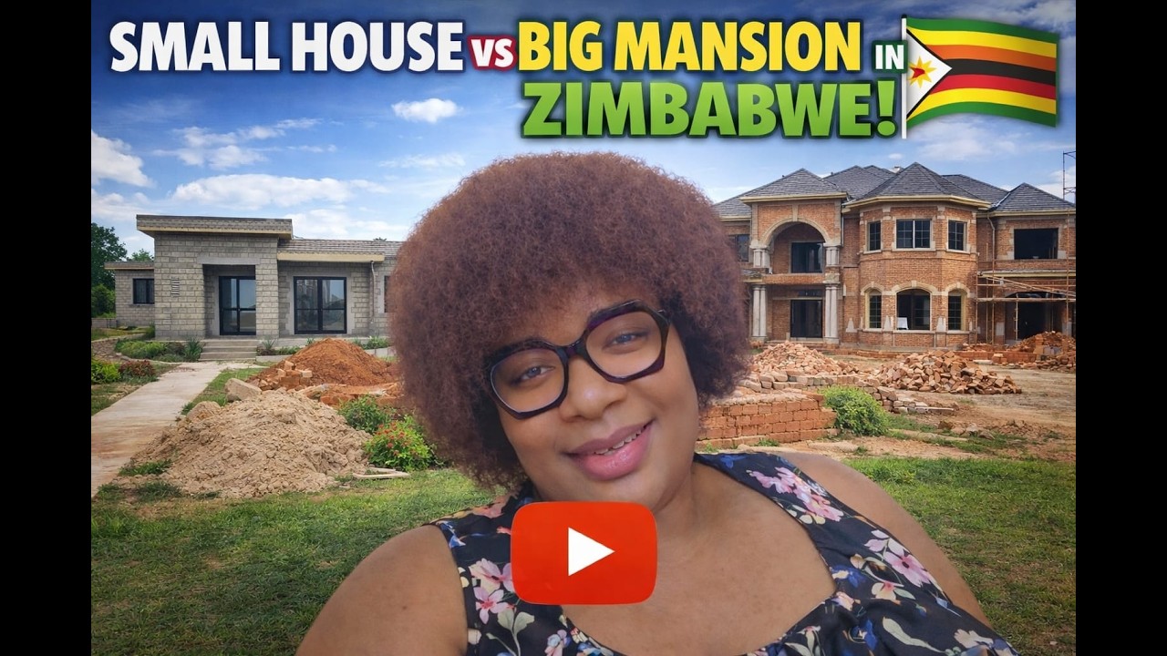 Building a mansion or small home , what is better#vlog #building #zimbabwe #mansion