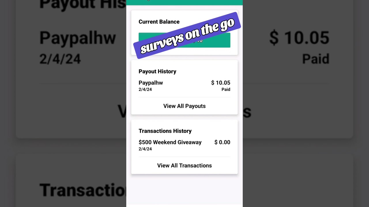 Surveys on the Go Money making apps using cell 📲