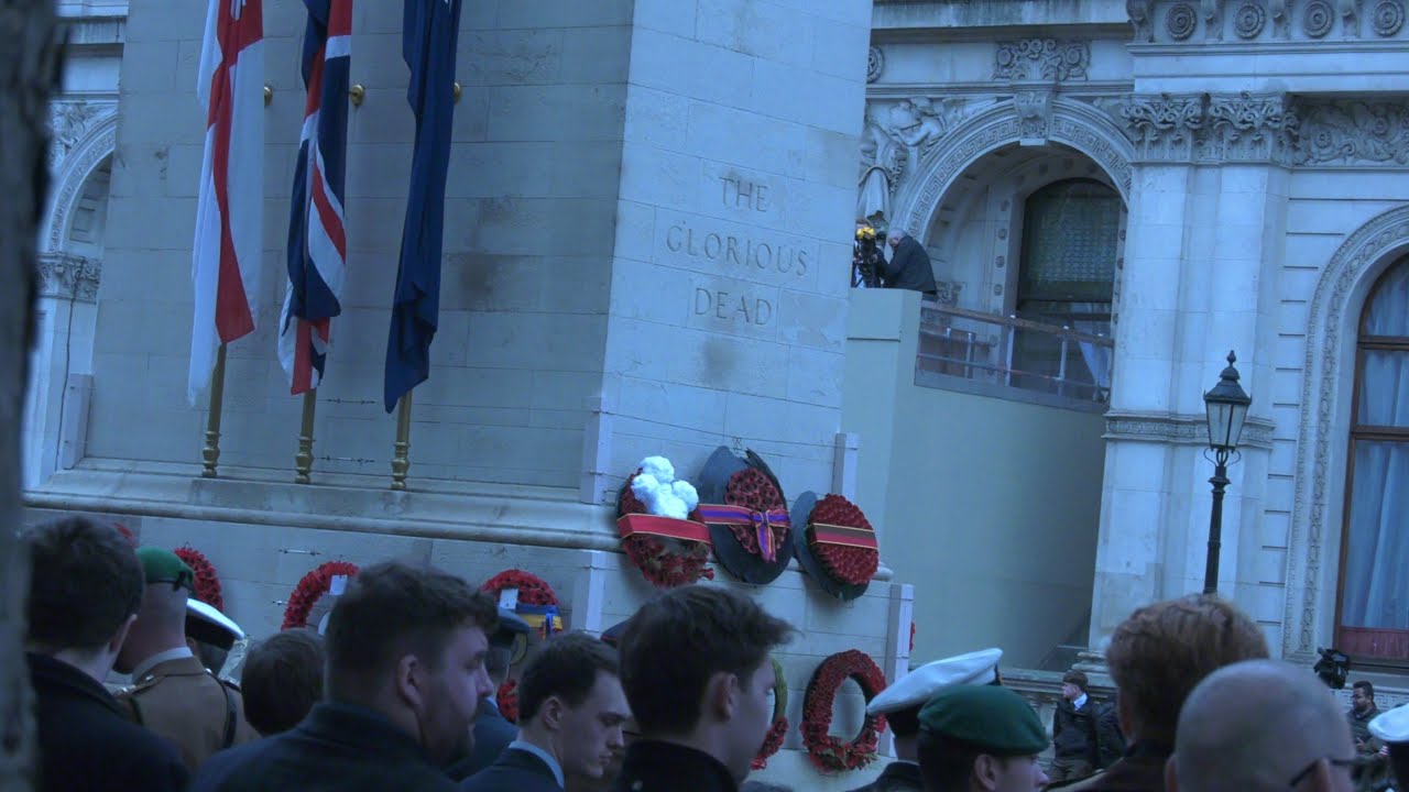 Armistice Day Service 2025 at The Cenotaph Whitehall London