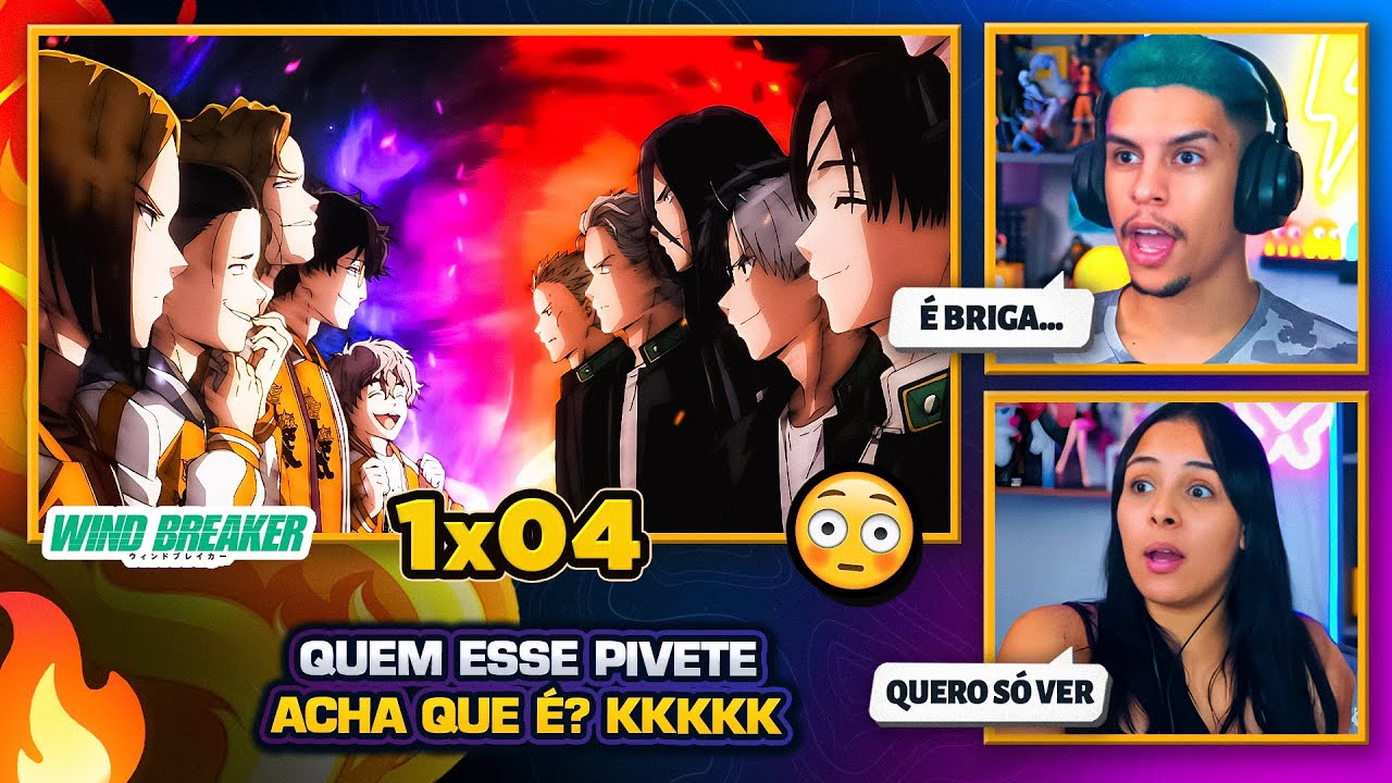 ISSO VAI DAR GU3RRA 🤨 | WIND BREAKER 1x04 | [Casal Jounin React] 🔥