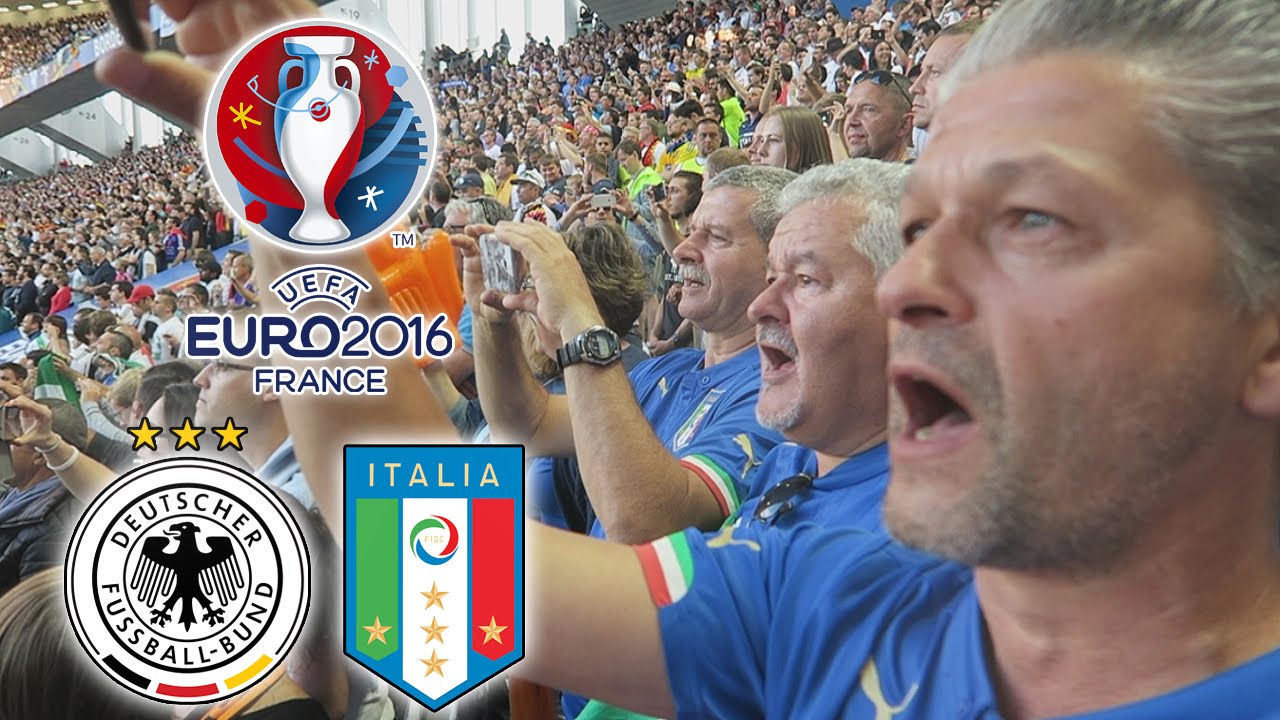 ALLEMAGNE - ITALIE EN FAMILLE ! #EURO2016
