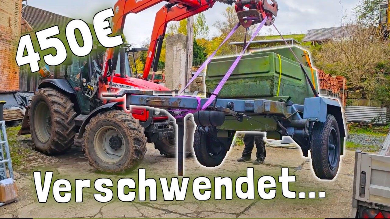 Wie man einen alten Armeeanhänger vor dem Schrottplatz rettet