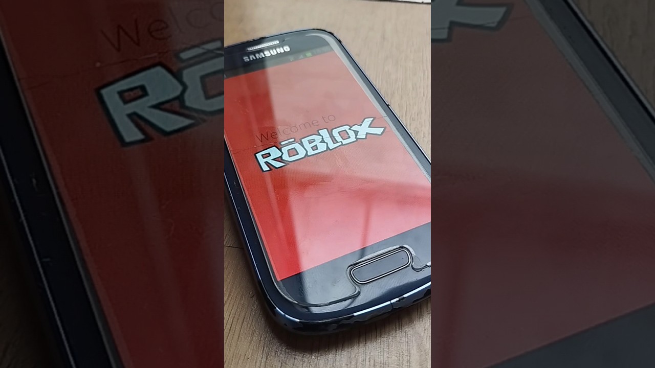 Roblox em um celular de 2012 (S3 mini) #smartphone #celular #samsung