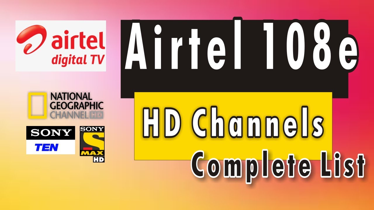 Airtel 108e HD Channels latest update 2020 | Rohan Khan Tech