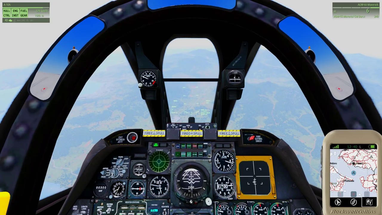 Arma 3 RHS A-10 AGM-65 Lockon Part 2 - Gimbal Camera