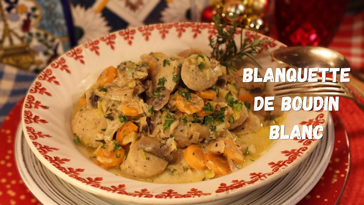 Ma BLANQUETTE DE BOUDIN BLANC pour les fêtes 🎄 Bien fameuse et originale sur Gourmandises TV