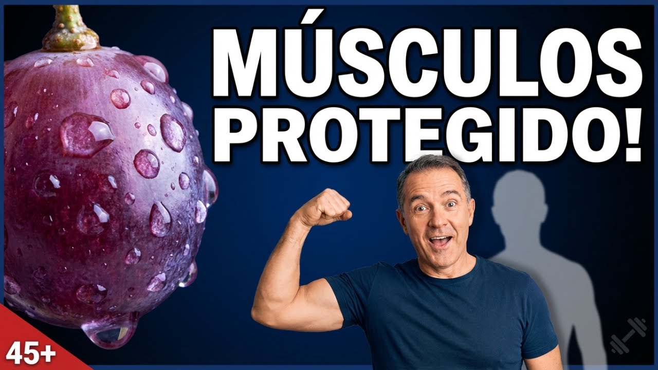 A FRUTA QUE FREIA A PERDA MUSCULAR após os 45 Anos (Combate a Sarcopenia!)