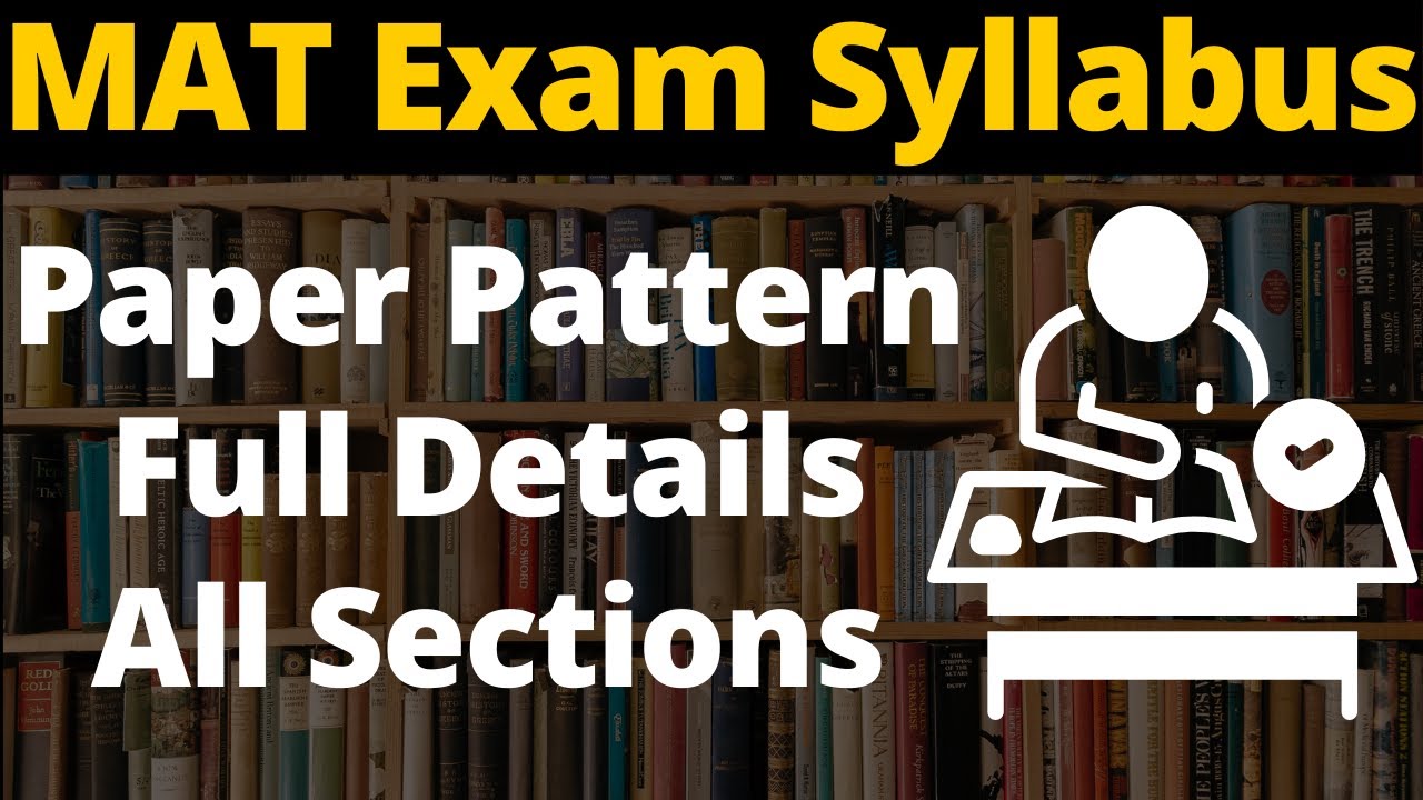 MAT Exam Syllabus | Full Details | Paper Pattern
