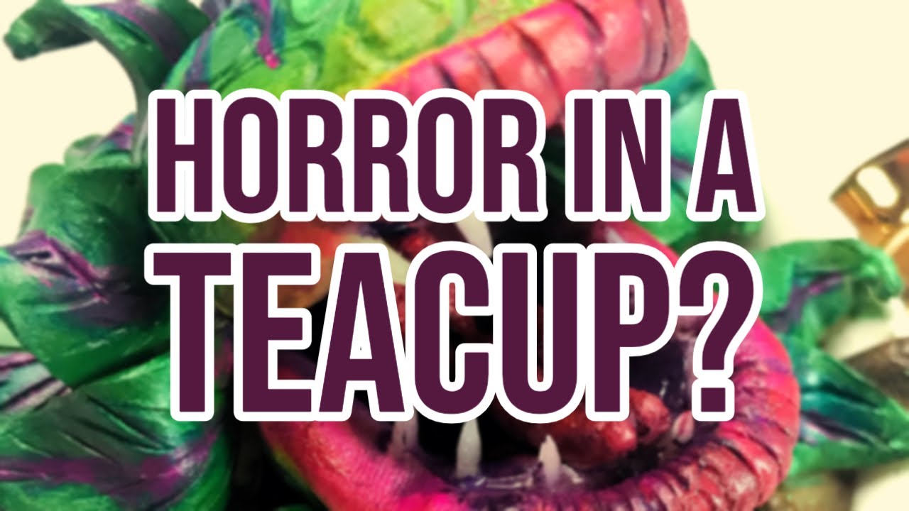 HORROR in a TEACUP?! | Audrey II sculpture