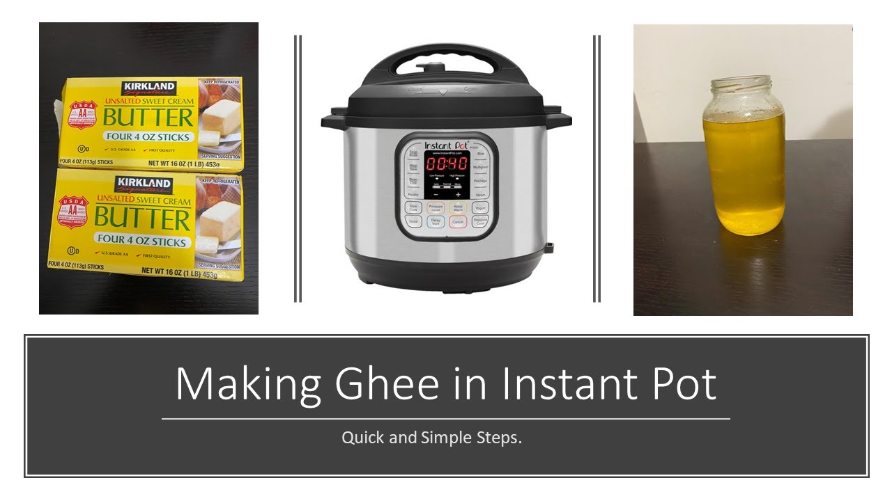 How to make Ghee in InstantPot | Simple and Easy steps | Making Ghee/Clarified Butter