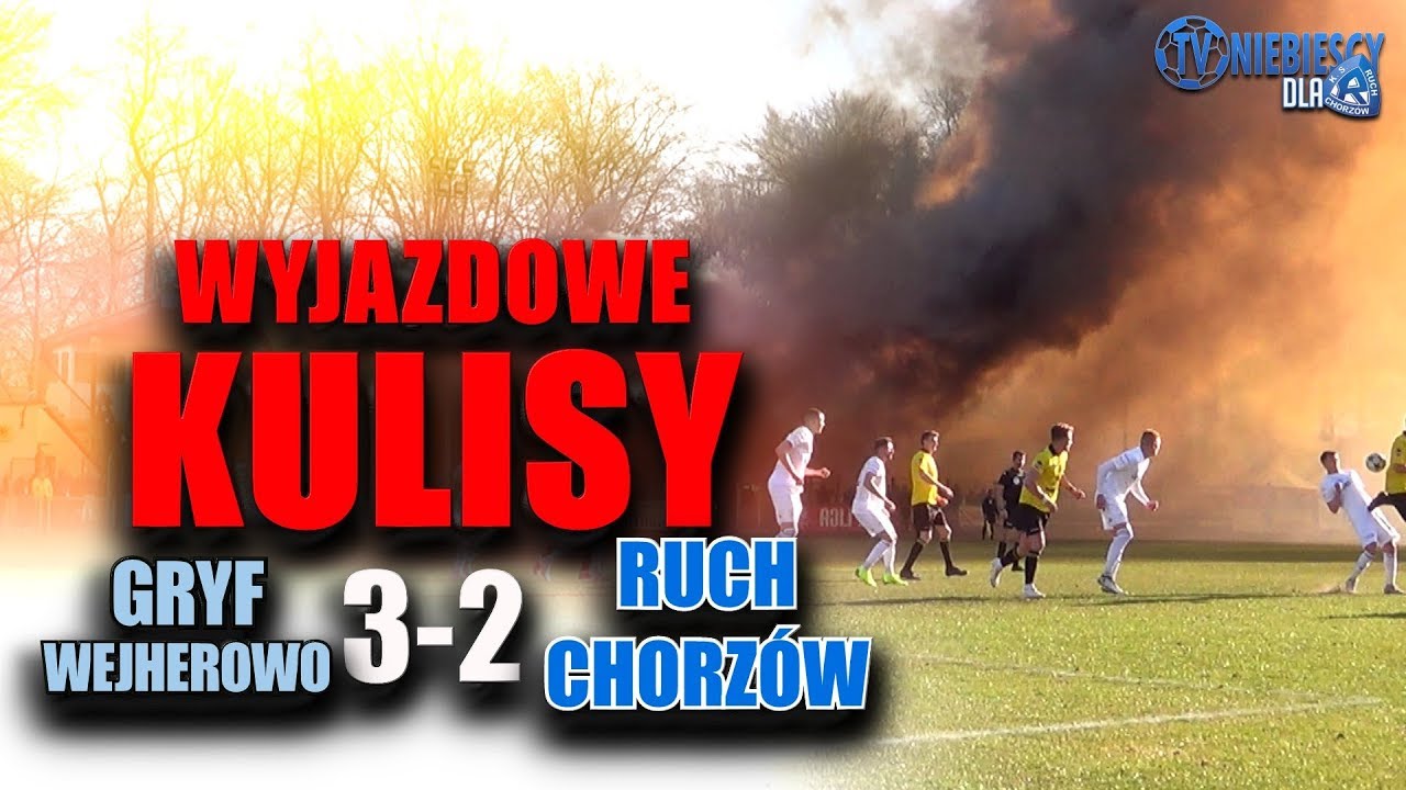 WYJAZDOWE KULISY: Gryf Wejherowo 3-2 Ruch (14.04.2019 r.)