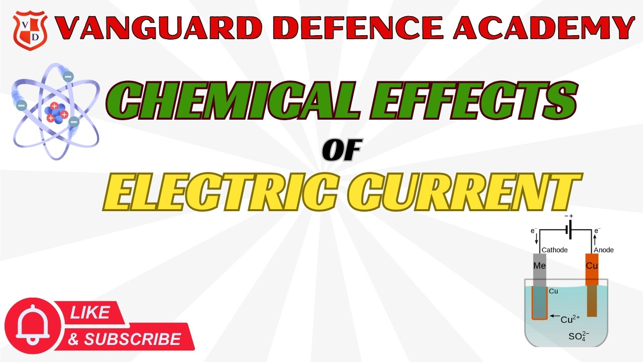 CHEMICAL EFFECTS OF ELECTRIC CURRENT (CLASS - VIII) [PART 2] #boardexam #class8 #2026 #study #rms
