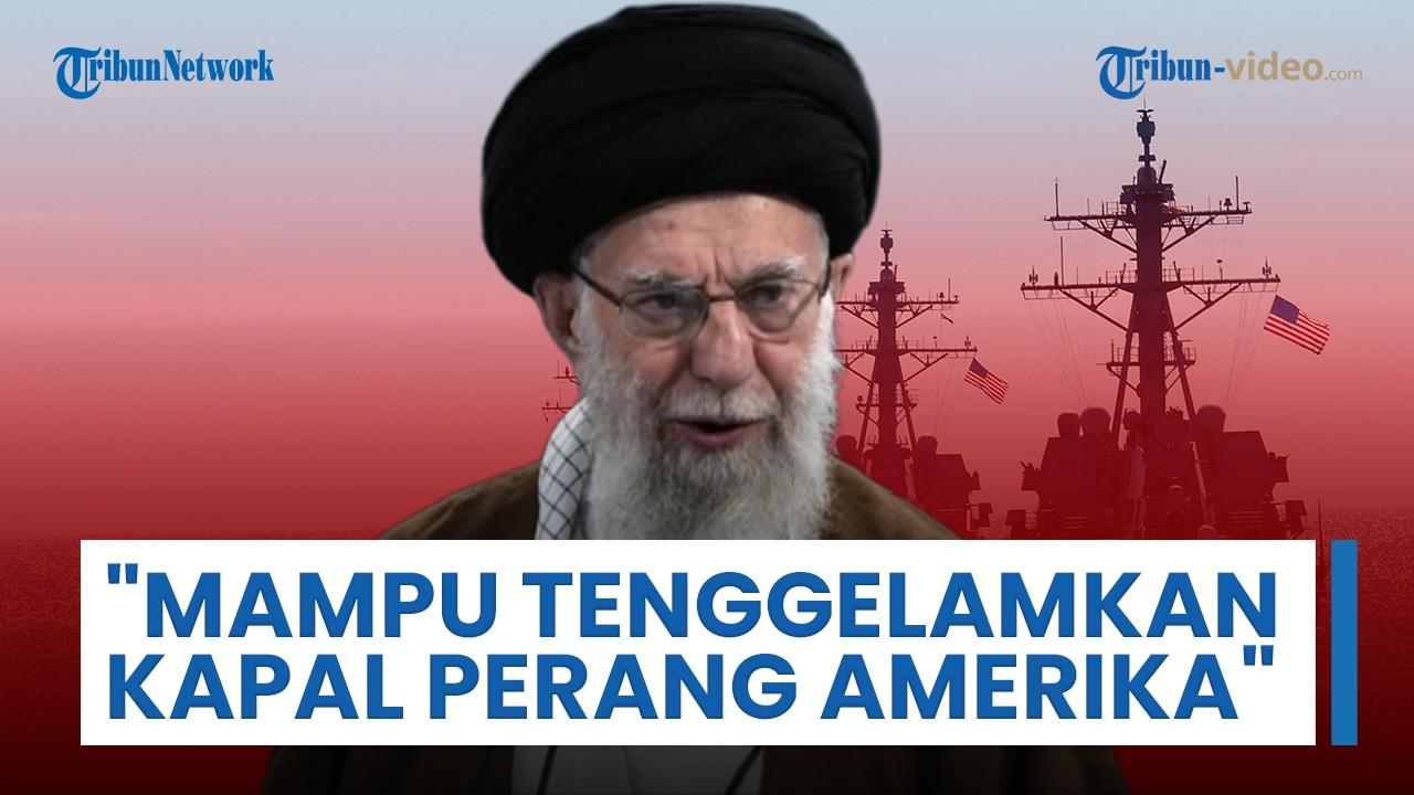 Khamenei Peringatkan Trump: Iran Punya Senjata yang Mampu Tenggelamkan Kapal Perang AS ke Dasar Laut