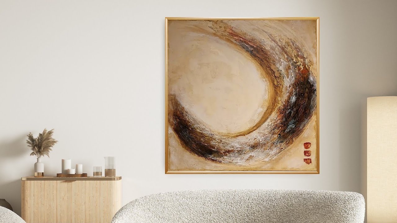 DIY Texture Wall Art with Acrylic Paint and a Catalyst Wedge