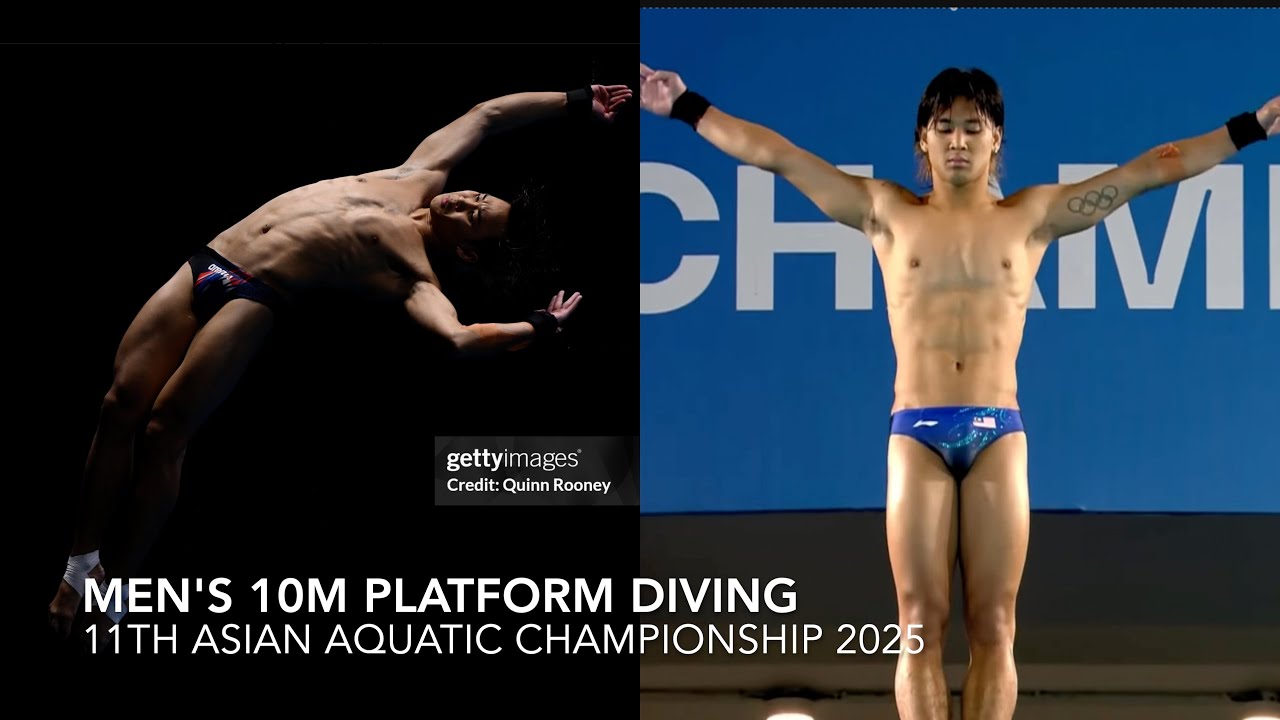 Men's 10m Platform Diving Finals : 11th Asian Aquatic Championship 2025