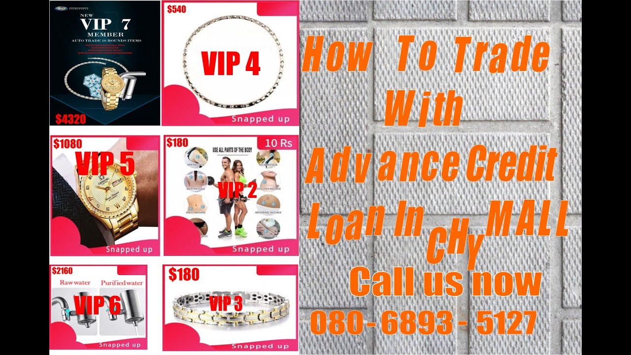 How To Trade With The Advance Credit Loan In Chymall