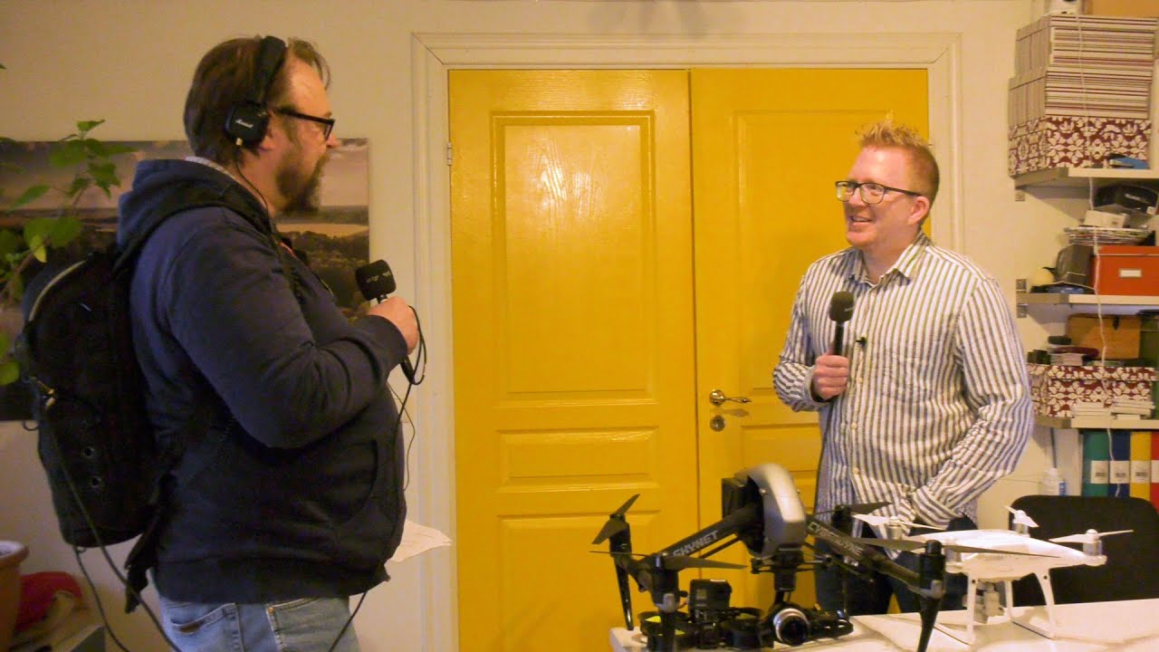 Sveriges Radio hos Västerås från ovan - nu kan man ta drönarkörkort