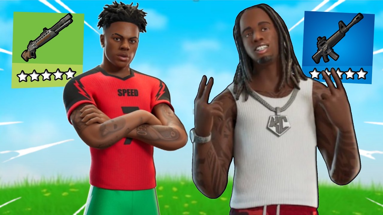 The KAI CENAT VS ISHOWSPEED Challenge In Fortnite!