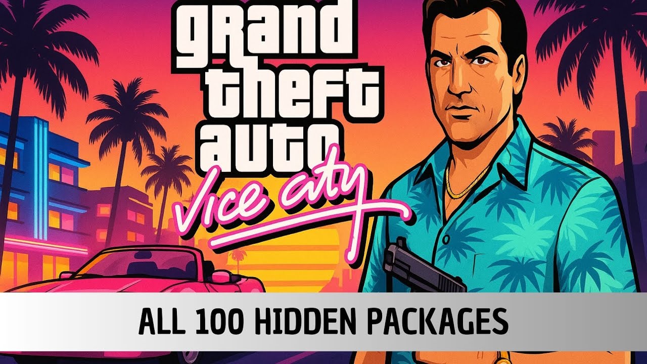 GTA Vice City Remastered - ALL 100 HIDDEN PACKAGES - Trophy/Achievement