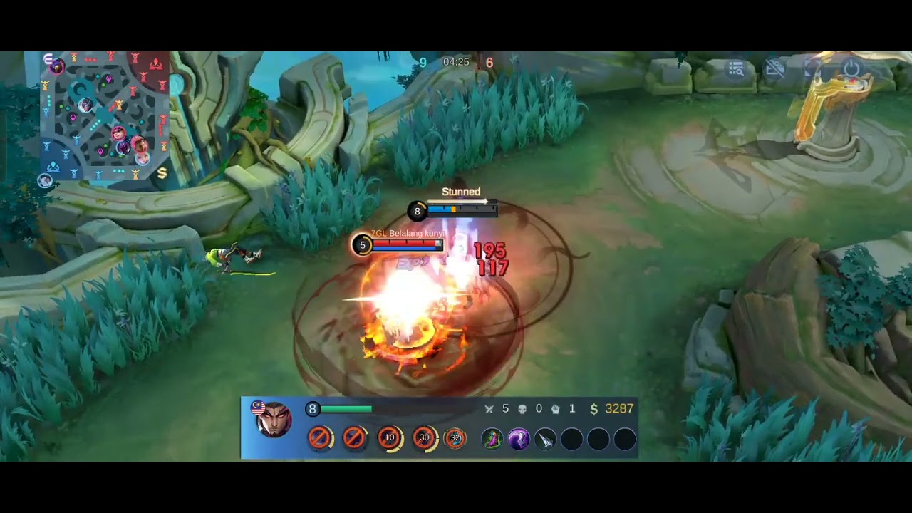 Yu Zhong get triple kill when starting game