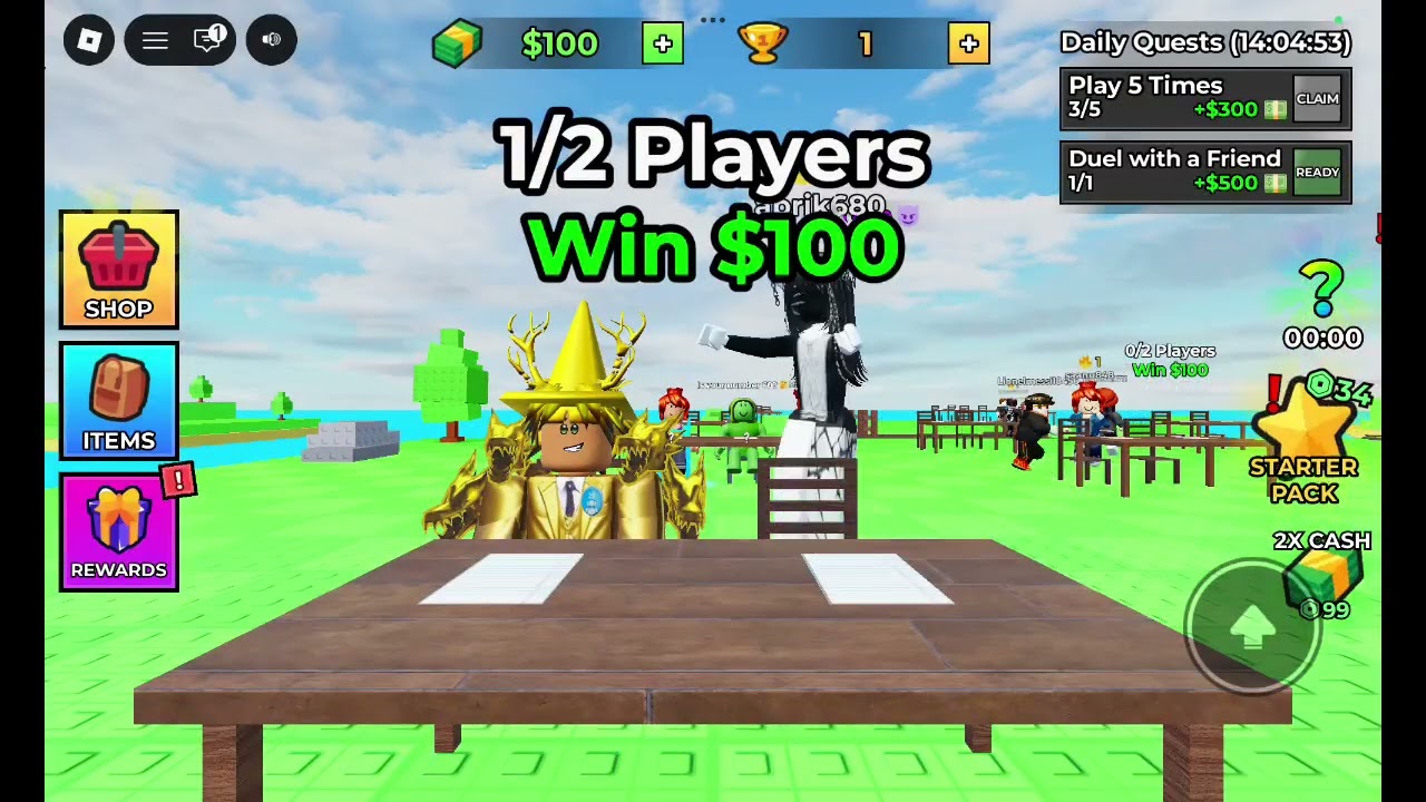 Roblox game guess the number 