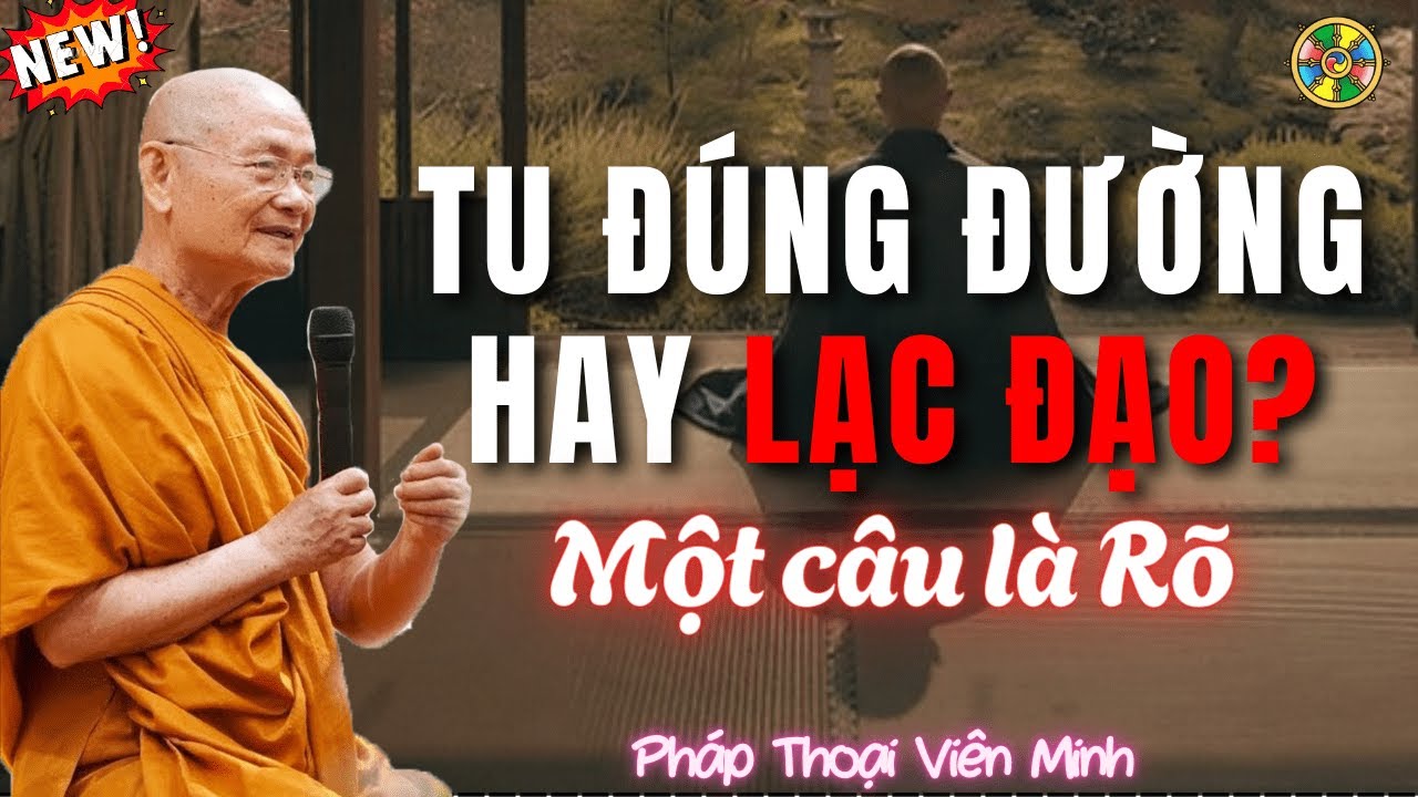 Tu Đúng Đường Hay Lạc Đạo? – Chỉ Một Câu Là Rõ | Pháp Thoại Viên Minh