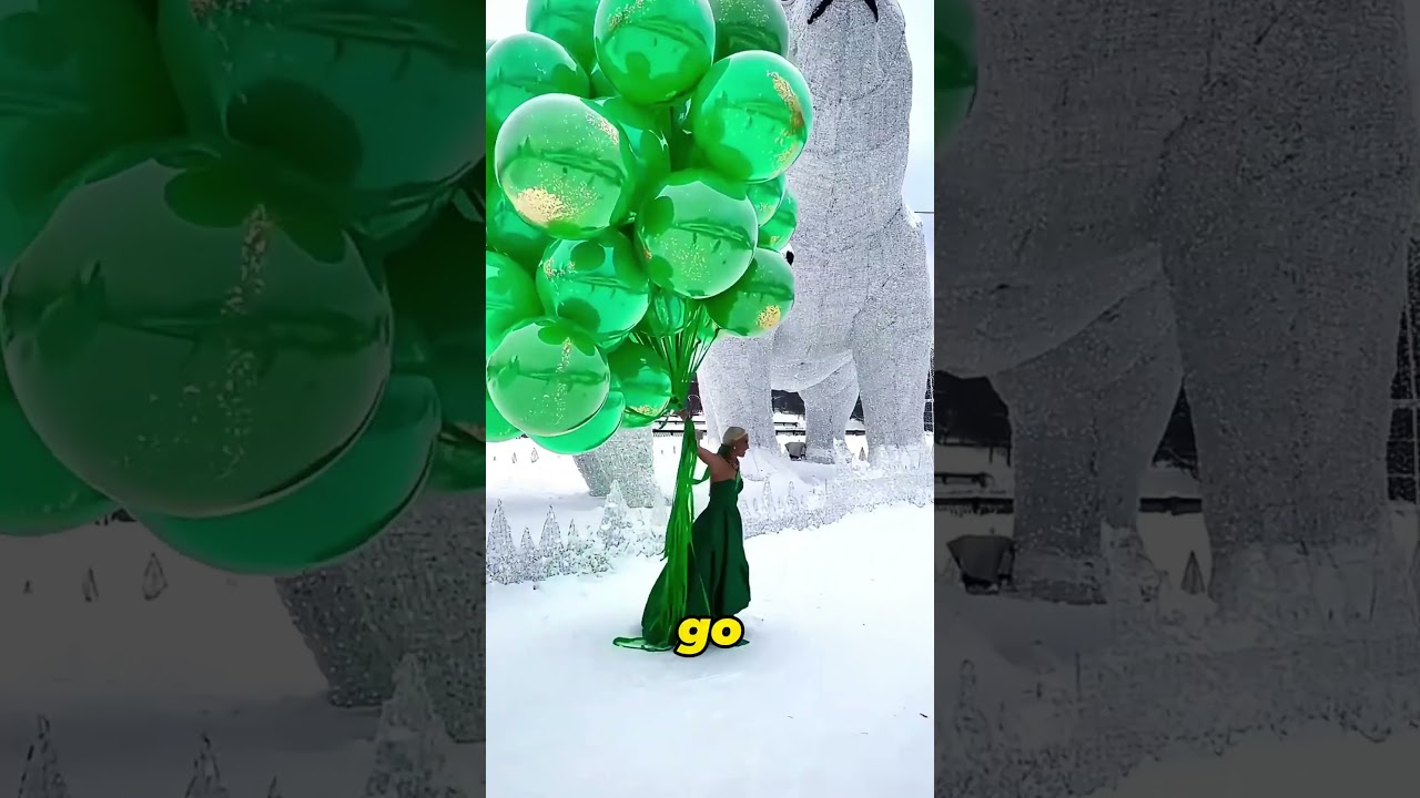 She Wears Balloon Filled Clothing Every Day