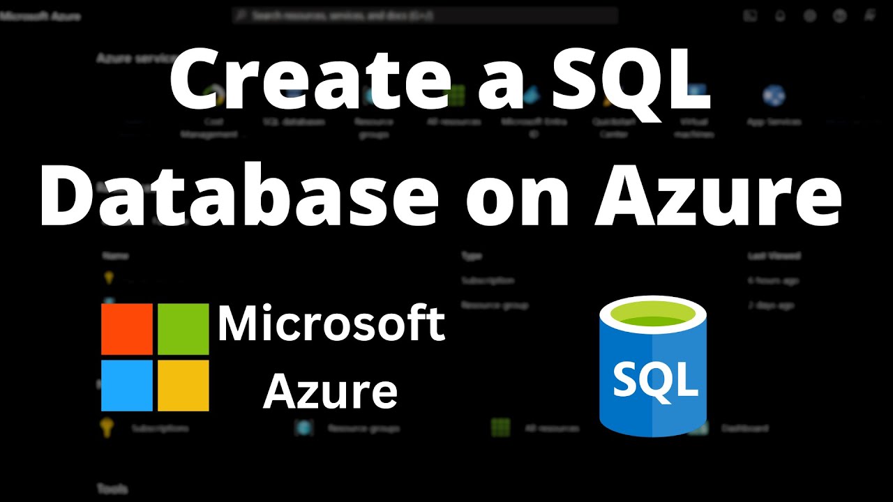 Настройка Microsoft Azure SQL Server и базы данных SQL в облаке Azure | Учебное пособие