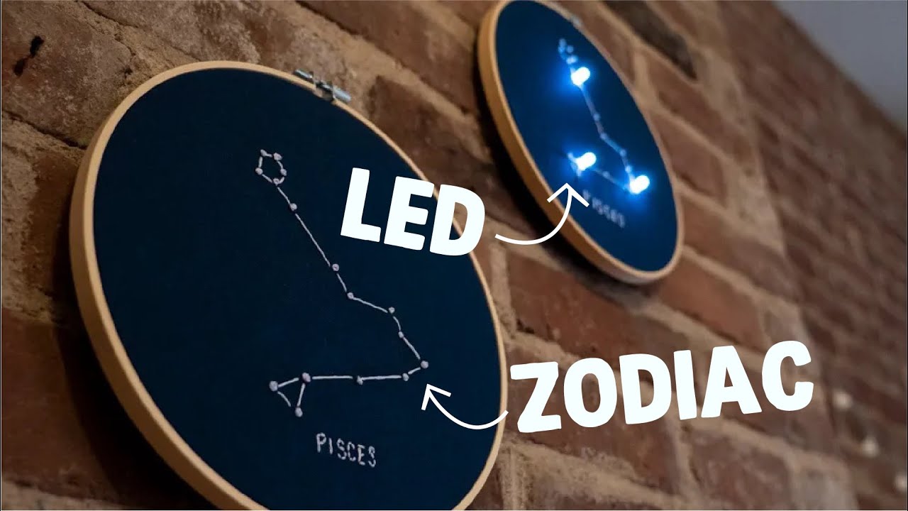 Embroidery Pattern: Zodiac Signs