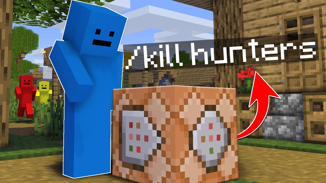 Minecraft Manhunt, But I Can Craft Command Blocks