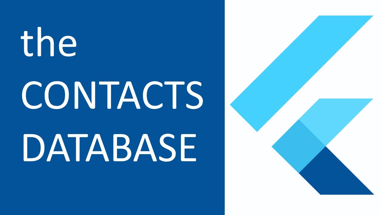 Introducing the Contacts Database