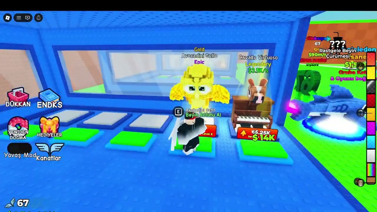 bugün sizlerle brainod için uç oynadım