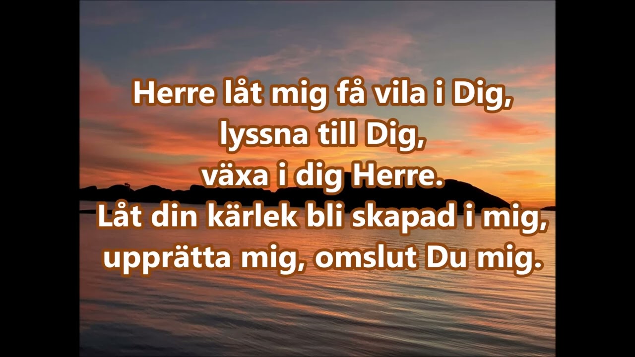 Psalm 759 - Herre låt mig få vila i Dig - sång Victor Hedlund 