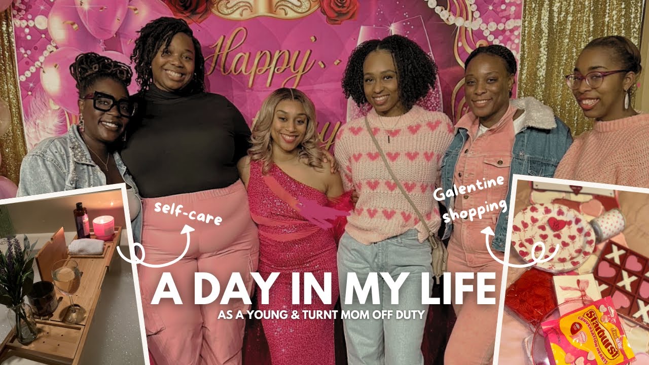 A Day in My Life With No Kids (Self-Care Saturday, Galentine Shopping, + Girl's Night Out)