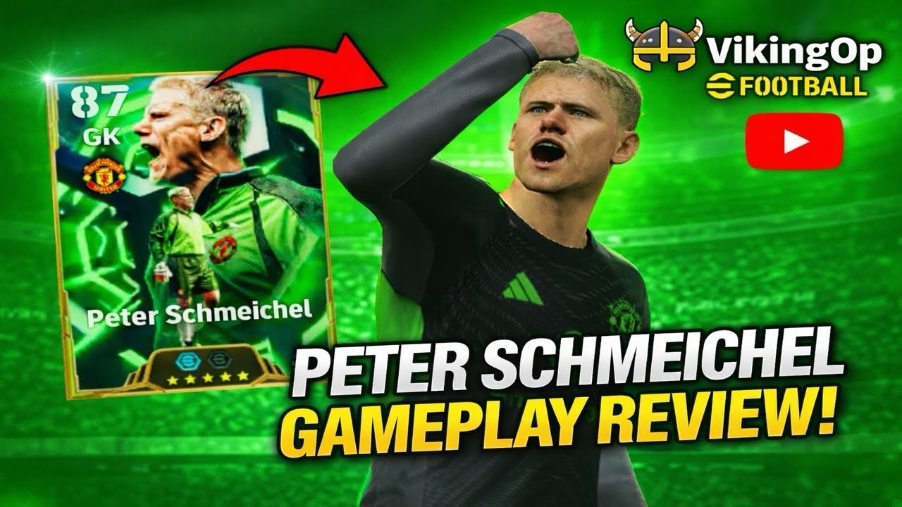 GK CHEAT CODE?! 🧤🔥 | 107 Peter Schmeichel eFootball #efootball  #efootballmobile #efootball2026 