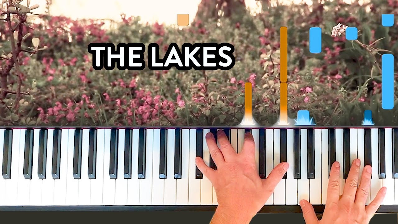 THE LAKES Piano Cover with Sheets