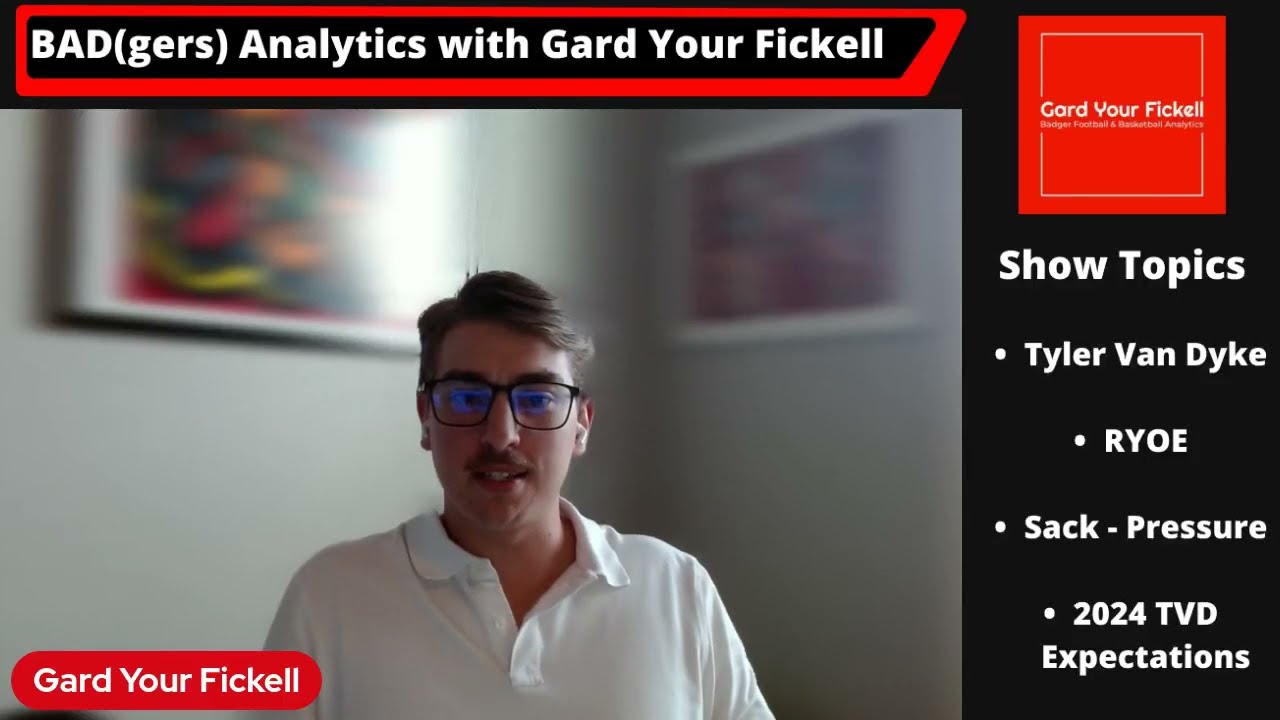 Wisconsin Badgers Football Analytics: Tyler Van Dyke