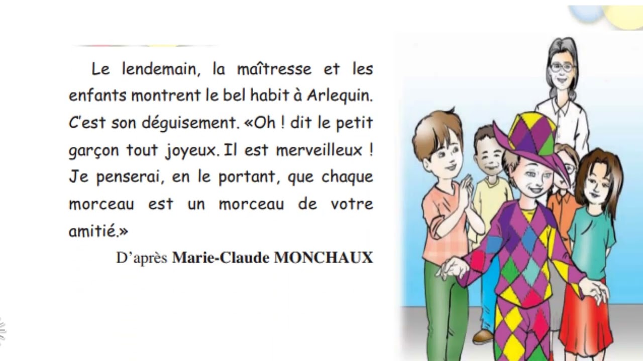 L'habit d'Arlequin ( 5ème )