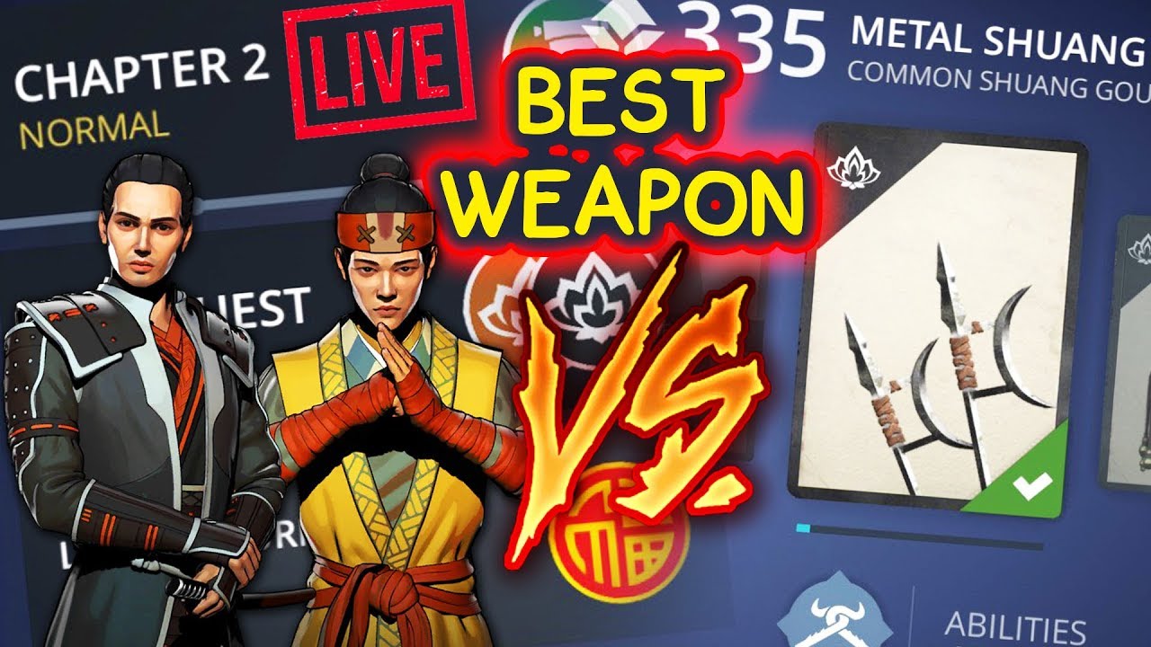 Shadow Fight 3 Live Stream #3. BEST WEAPON vs. Chapter 2: INSANE ITU VICTORY, Xiang Tzu, Galen!
