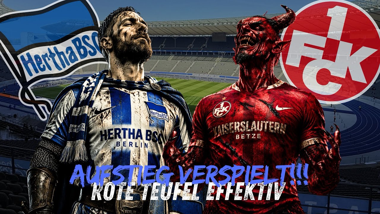 😡 AUFSTIEGSCHANCE KOMPLETT VERSPIELT!!! Hertha BSC vs Kaiserslautern / STADIONVLOG FANPRIMUS
