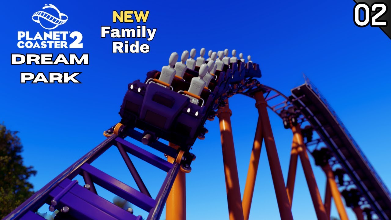 Terrain, Paths & Coasters! | Dream Park Ep2 | Planet Coaster 2