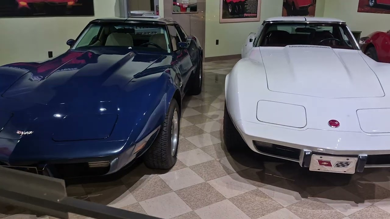 A 1975 a 1977 and a 1979 corvette 