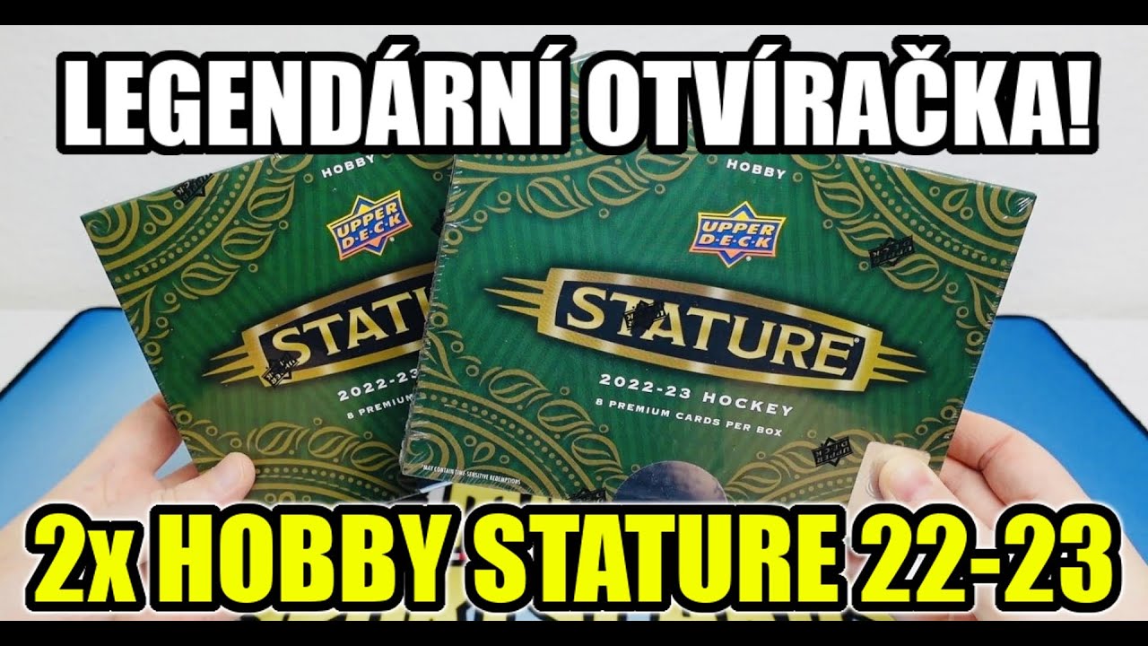 Další Staturky! 2x 2022-23 UPPER DECK STATURE Hobby Box Break! Hokejové karty! Unboxing!