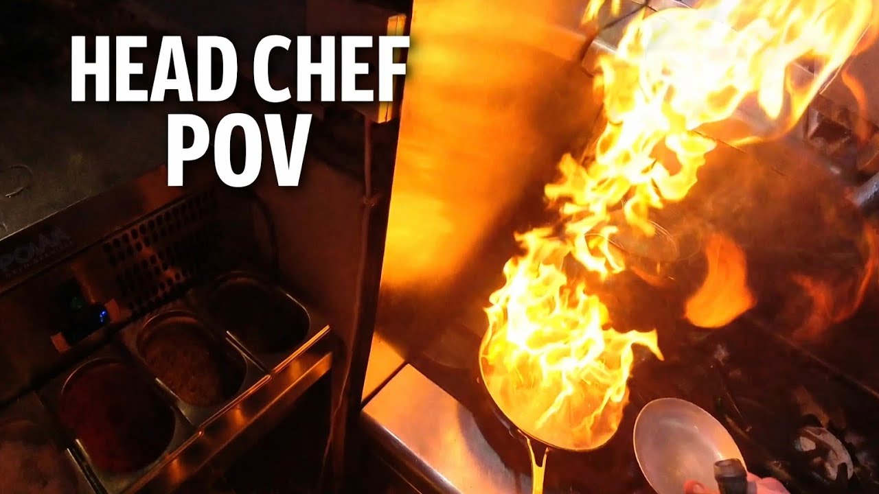 POV Head Chef Cooking Seafood in a Top Ipswich Restaurant (Ocean Fish Platter) | ASMR