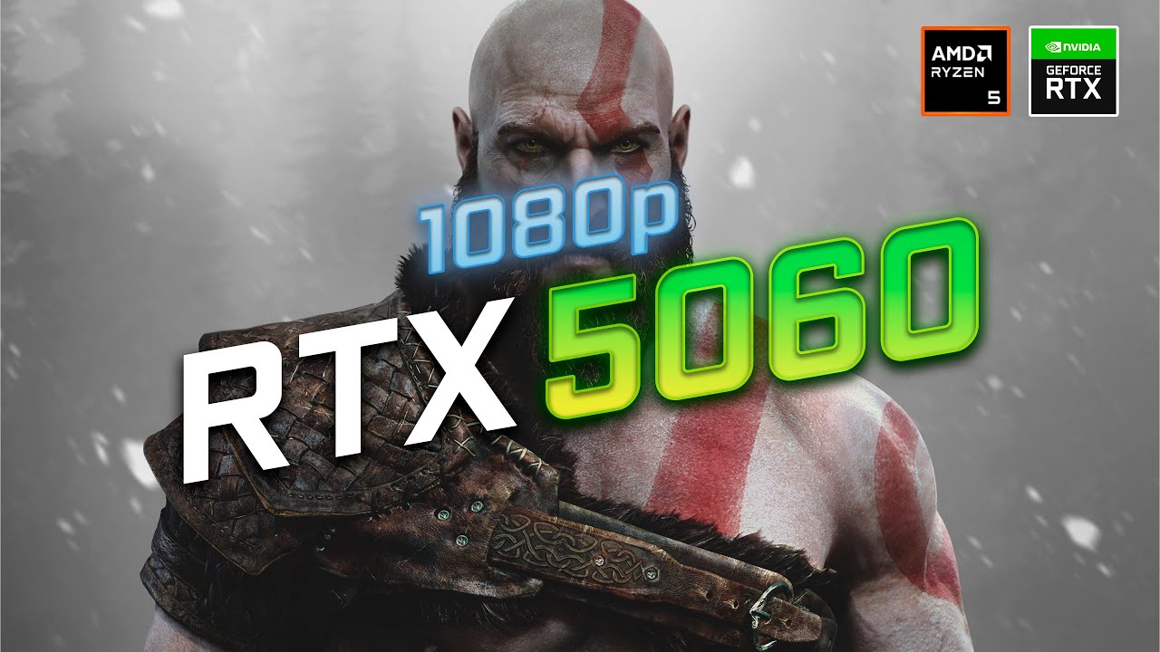 God Of War on RTX 5060 Performance Test | 1080p